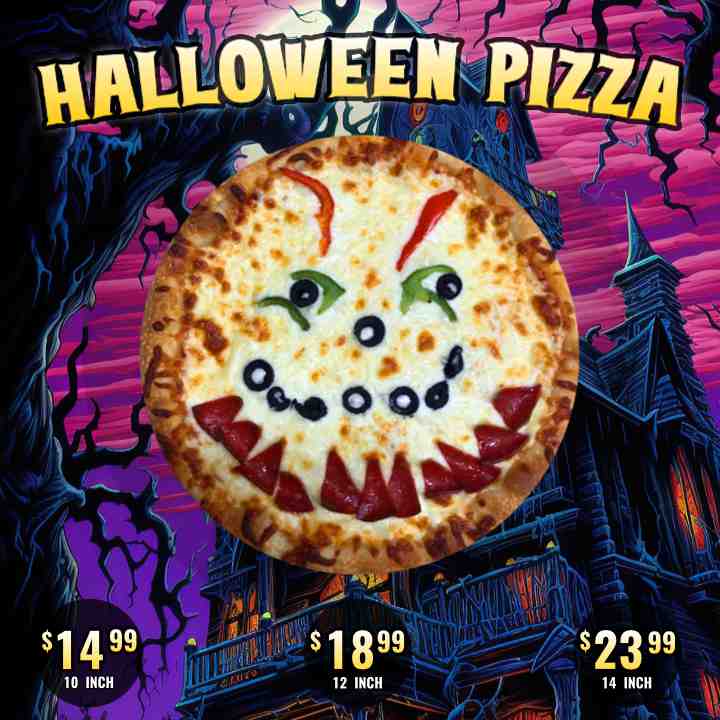 Halloween Pizza in Edmonton