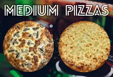 2 Medium Pizzas